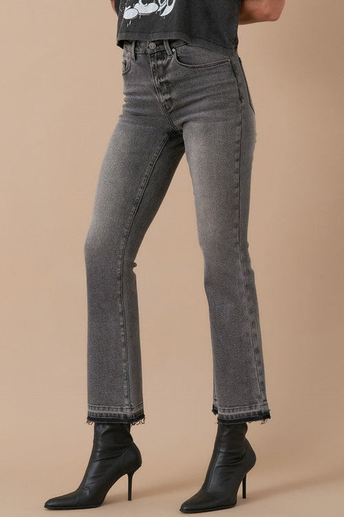 Insane Gene High Rise Cropped Bootcut Denim Jeans