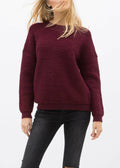 Rag Wool Knit Crew Neck Sweater