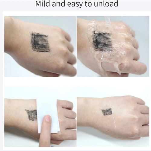 QIBEST Black Mascara Eyelashes Mascara 4D Silky Eyelashes Lengthening