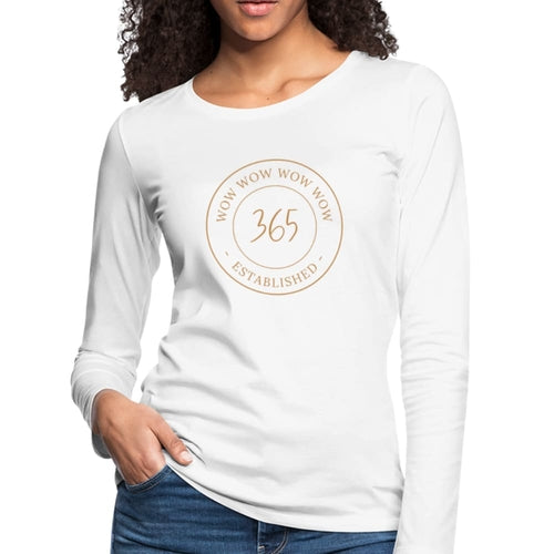 Womens Graphic Tee - Wow 356 Established Long Sleeve T-shirt