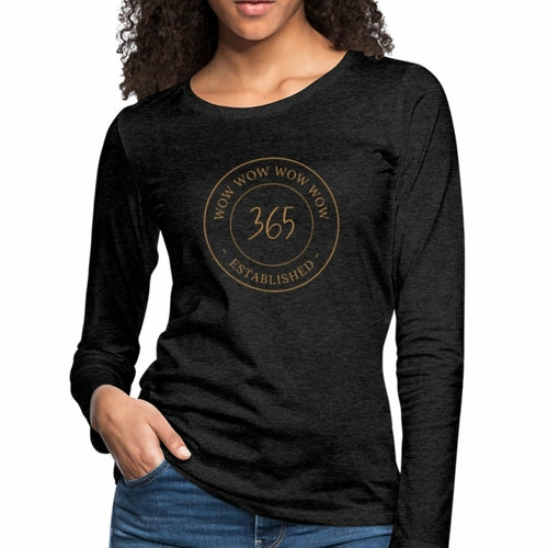 Womens Graphic Tee - Wow 356 Established Long Sleeve T-shirt
